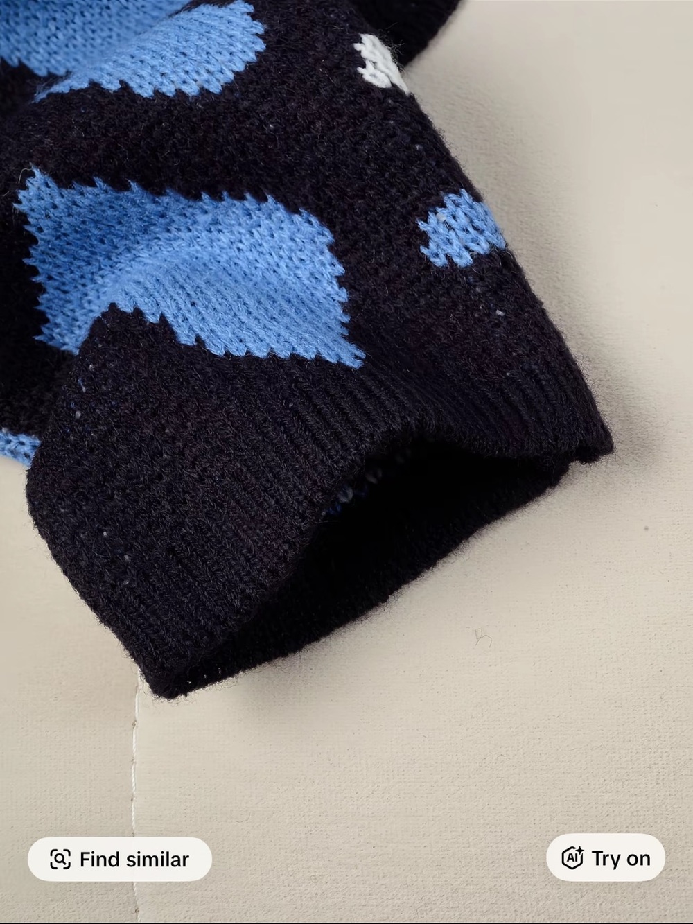 Morpho blue butterfly cardigan - Picture 7 of 8